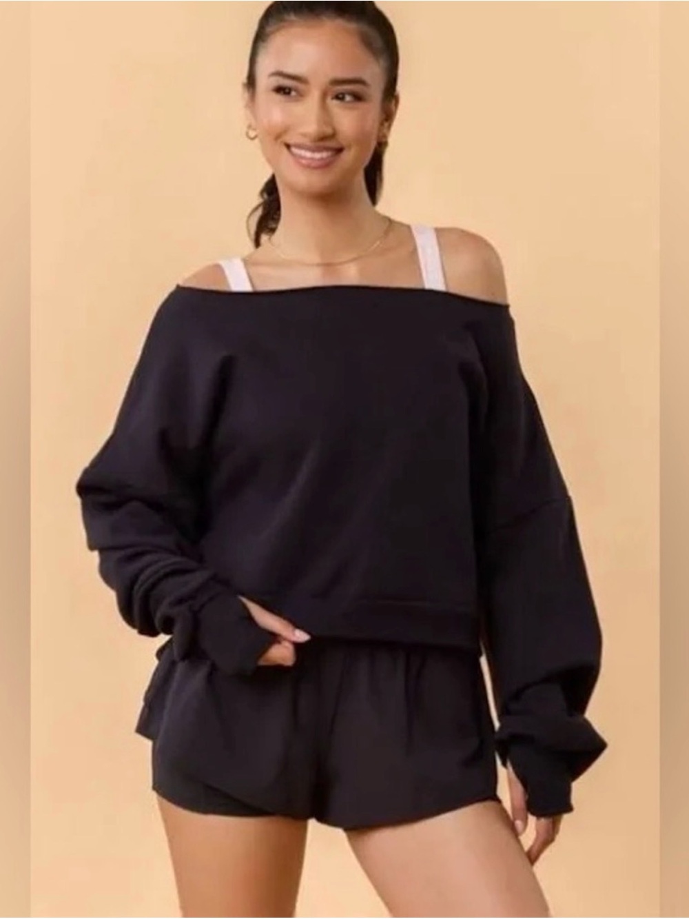 🌺NEW BLOGILATES BLACK DANCE STUDIO SWEATSHIRT SIZE 3X🌺